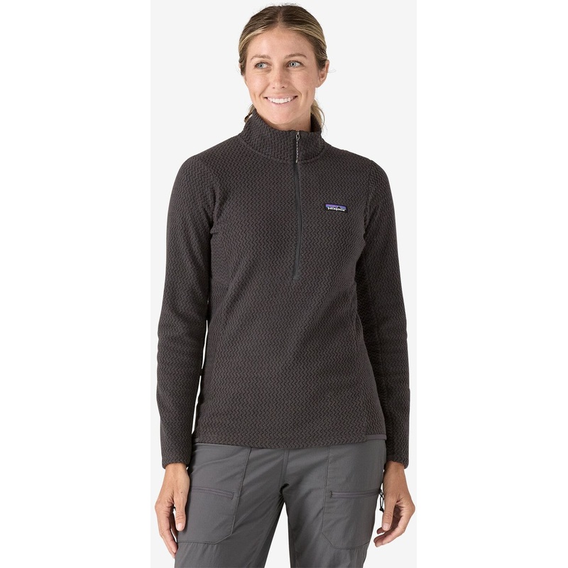 Patagonia Womens R1 Air Zip Neck Fleece Black