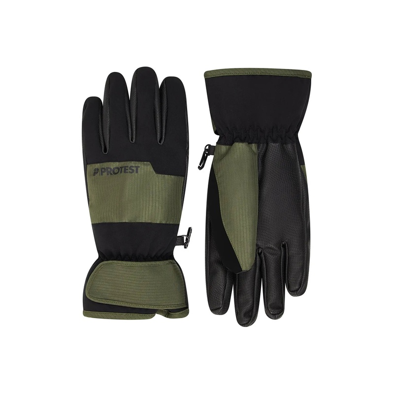 Protest Razor Snow Gloves Thyme