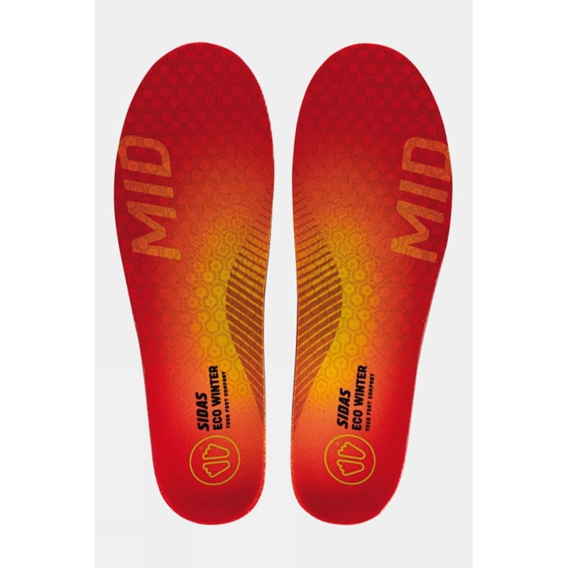 Sidas 3Feet Eco Winter Mid Insole Orange