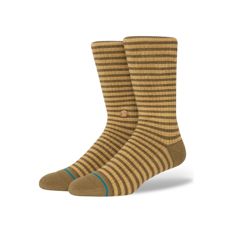 Stance Skipper Crew Sock Stone