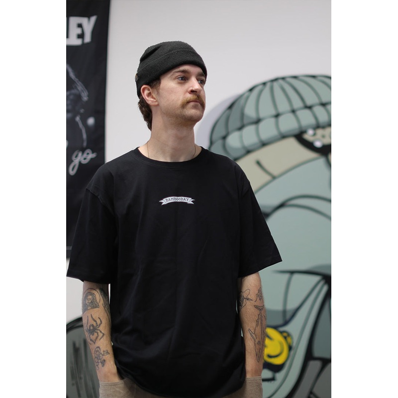 BamBooBay Hold Fast T-Shirt Faded Black