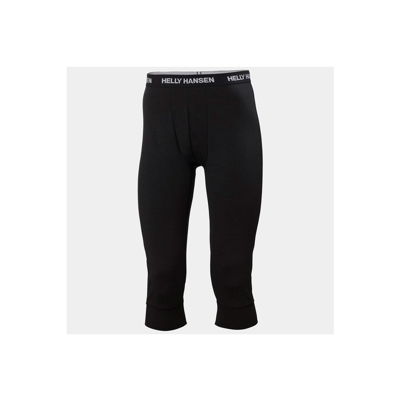 Helly Hansen Lifa Merino Midweight 3/4 Pant Base Layer Black