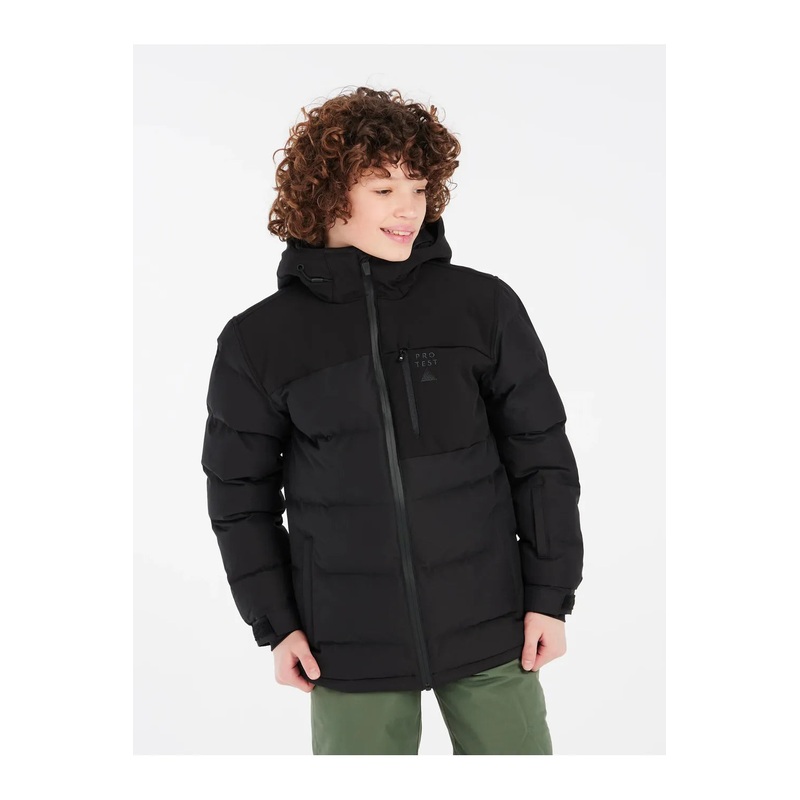 Protest Prtdevun Junior Snowjacket True Black