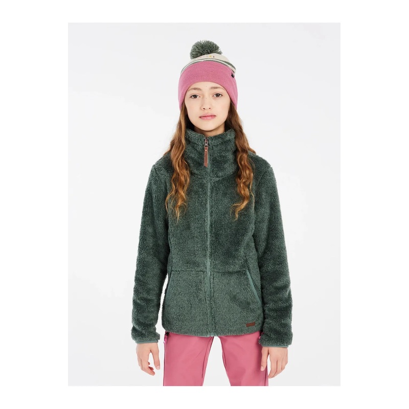 Protest Riri Junior Full Zip Top Evergreen