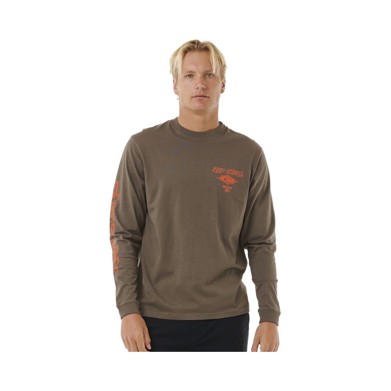 Rip Curl Fade Out Icon Long Sleeve T-Shirt Rock