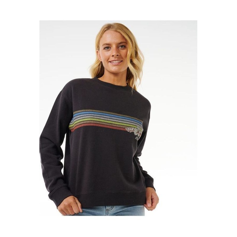 Rip Curl Hoffman Relaxed Crew Sweat Washed Black