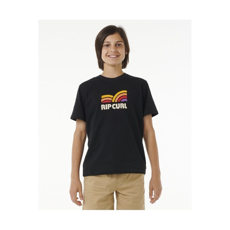 Rip Curl Surf Revival Capture Boys T-Shirt Black