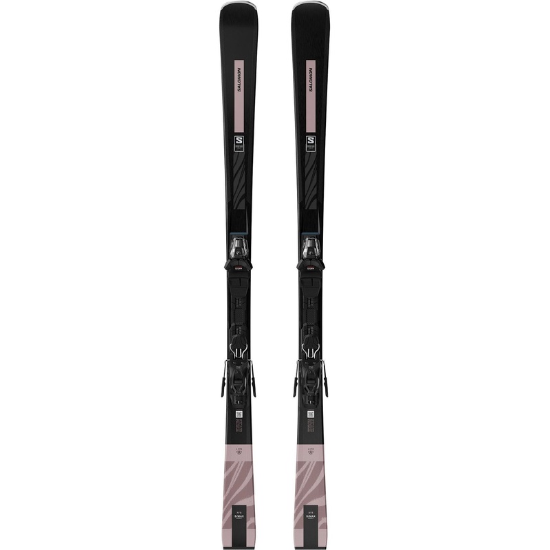Salomon E S/Max N8 Womens Skis + M10 GW L80 Bindings