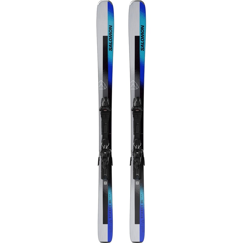 Salomon E Stance 80 Skis + M10 GW L80 S White / Blue