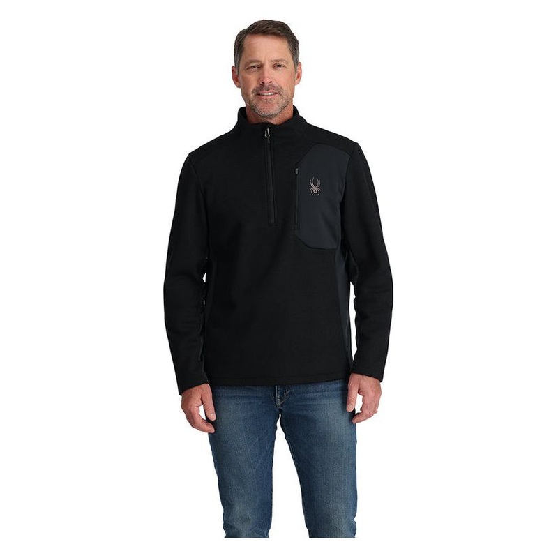 Spyder Bandit 1/2 Zip Fleece Black