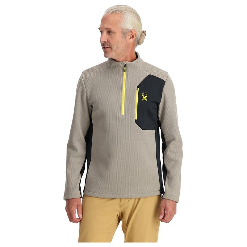 Spyder Bandit 1/2 Zip Fleece Concrete