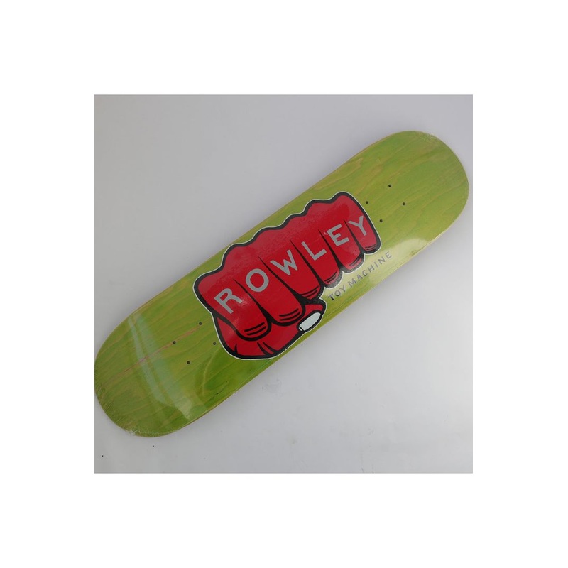 Toy Machine Geoff Rowley Red Fist Deck 8.5″ (Assorted Ply) Multi