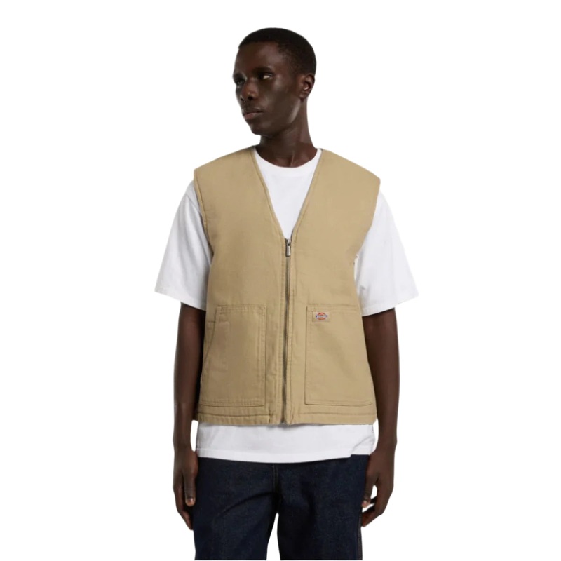 Dickies Duck Canvas Summer Vest Sw Desert Sand