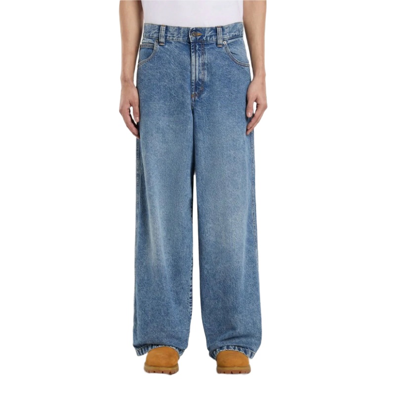 Dickies Loose Wave Denim Jeans Rinsed Blue W/ Fade