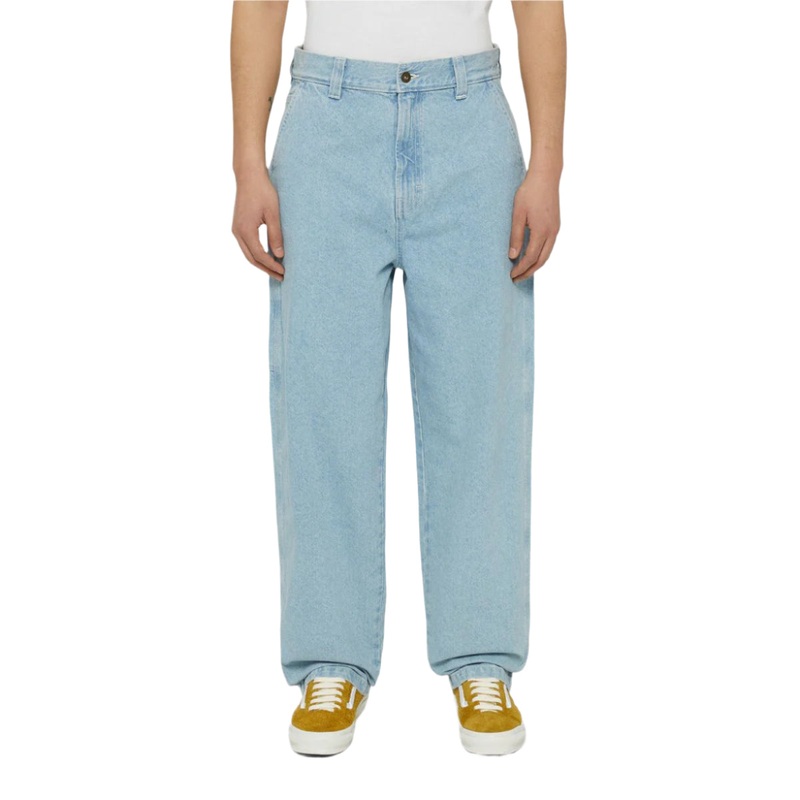 Dickies Madison Baggy Fit Denim Jeans Vintage Aged Blue