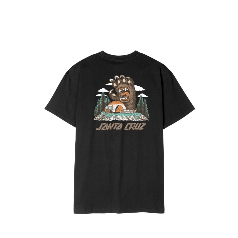 Santa Cruz Screaming Grizzly T-Shirt Black