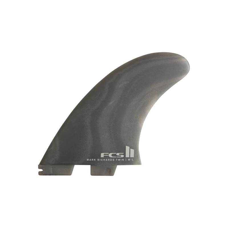 FCS II Mark Richards Twin+1 Neo Glass Smoke Swirl XLarge Retail Fins