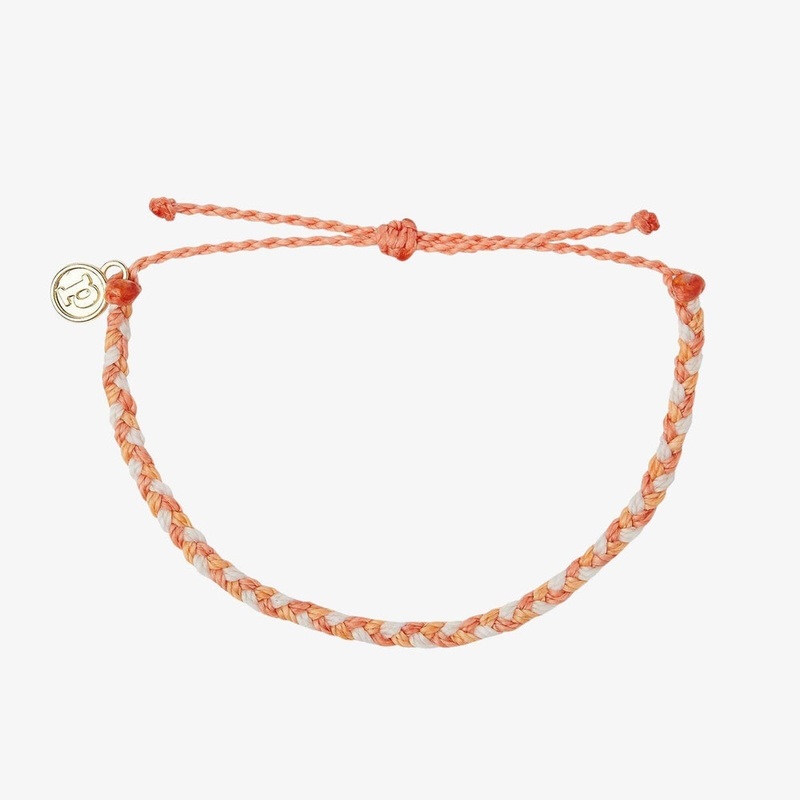Pura Vida Mini Braided Bracelet Warm Shoreline