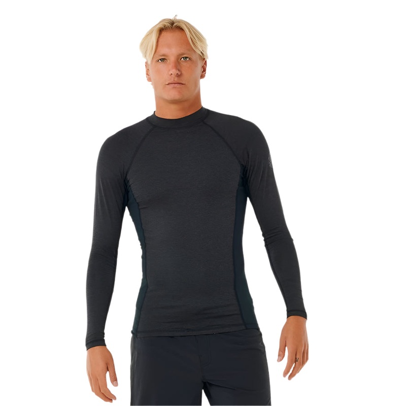 Rip Curl Dawn Patrol Upf Perf Long Sleeve Black Marle