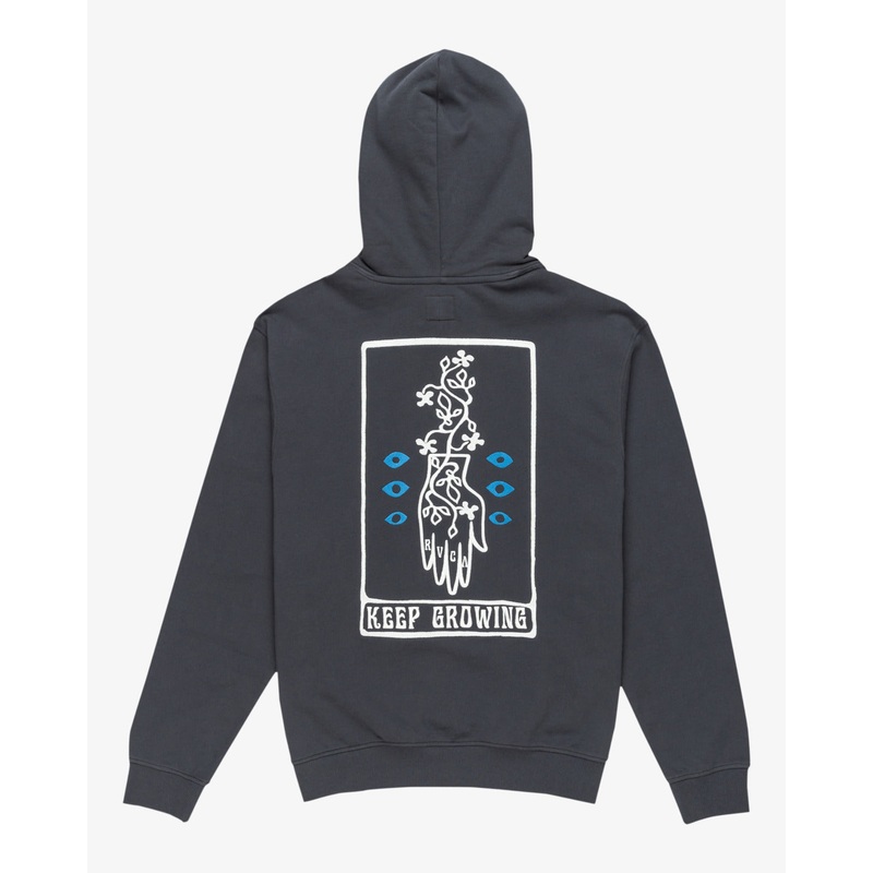 RVCA Keep Growing Hoody Garage Blue