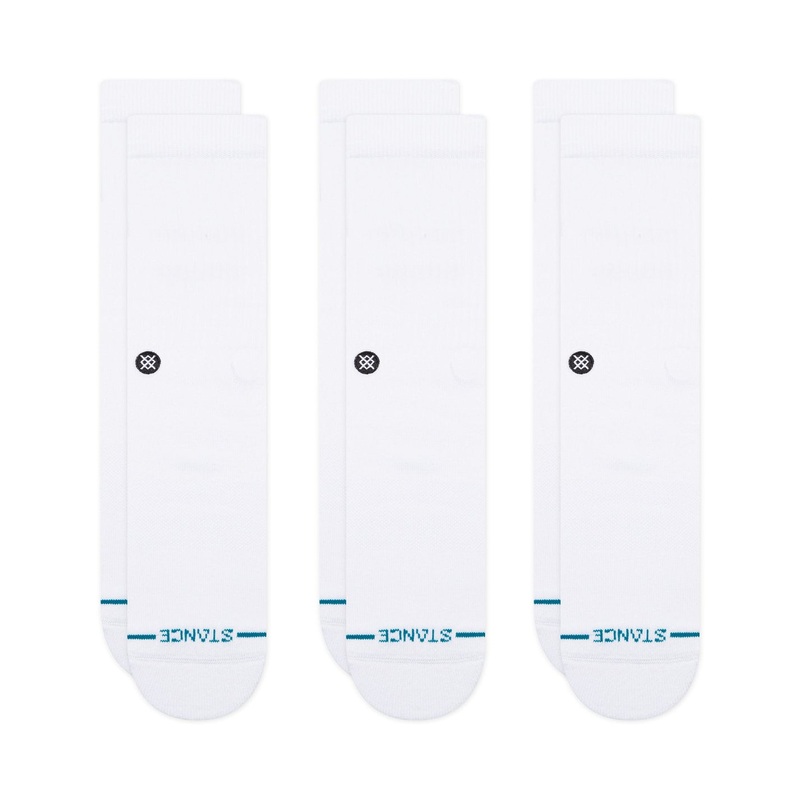 Stance Icon 3 Pack White