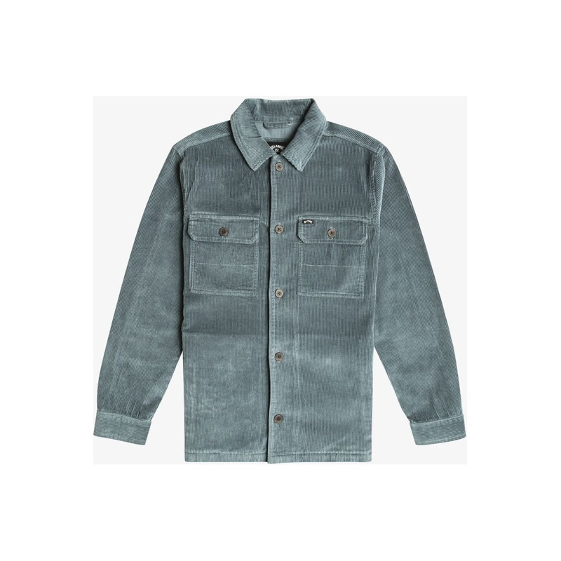 Billabong Wildwood Cord Long Sleeve Shirt Washed Blue