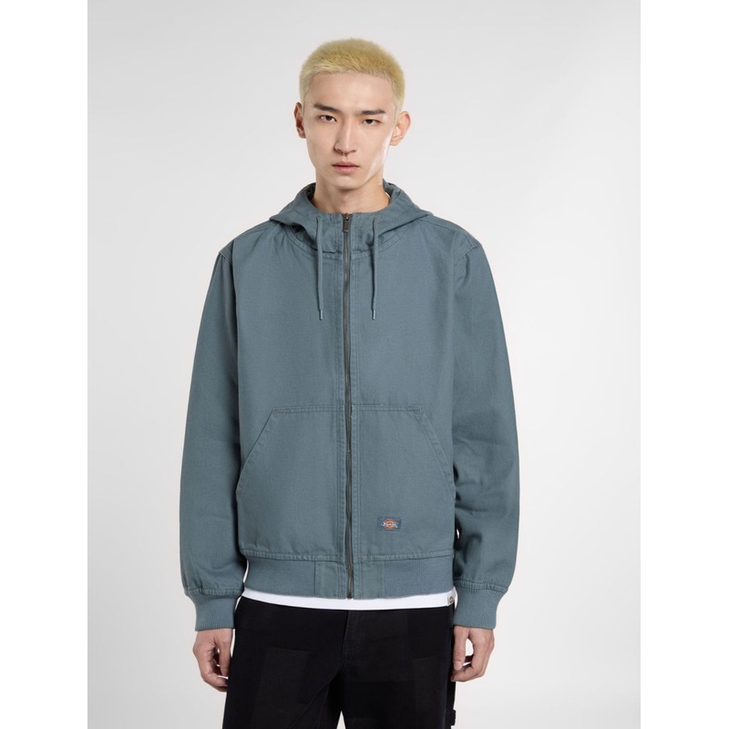 Dickies Duck Canvas Hooded Unlined Jacket Stormy Weather