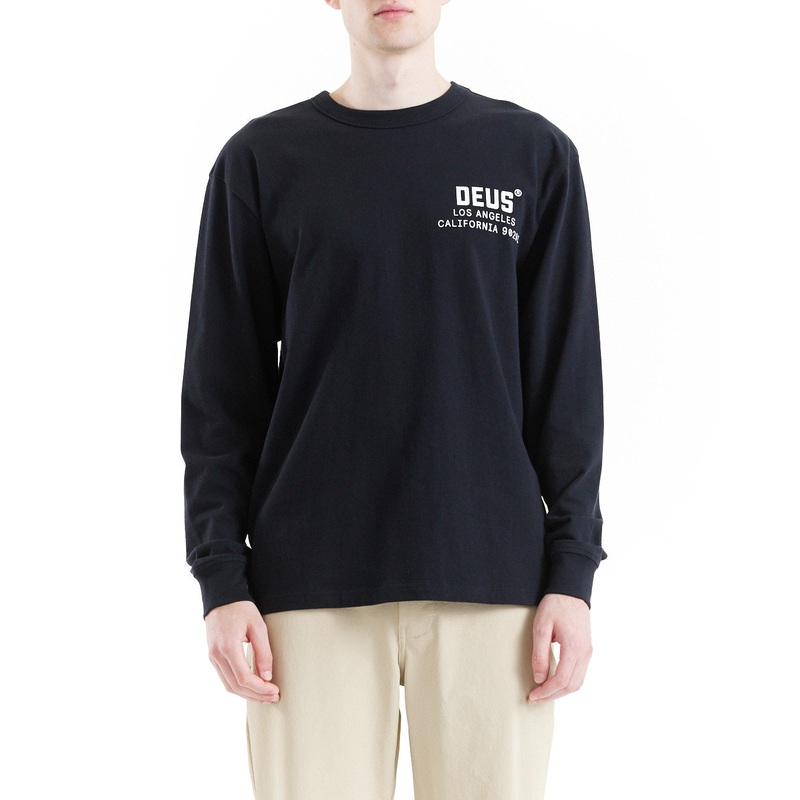 Deus Jones Long Sleeve T-Shirt Black