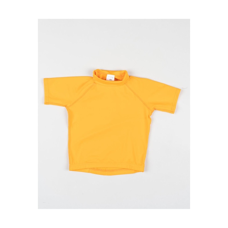 Kids S/S F/L Rash Vest – No Logo – Orange