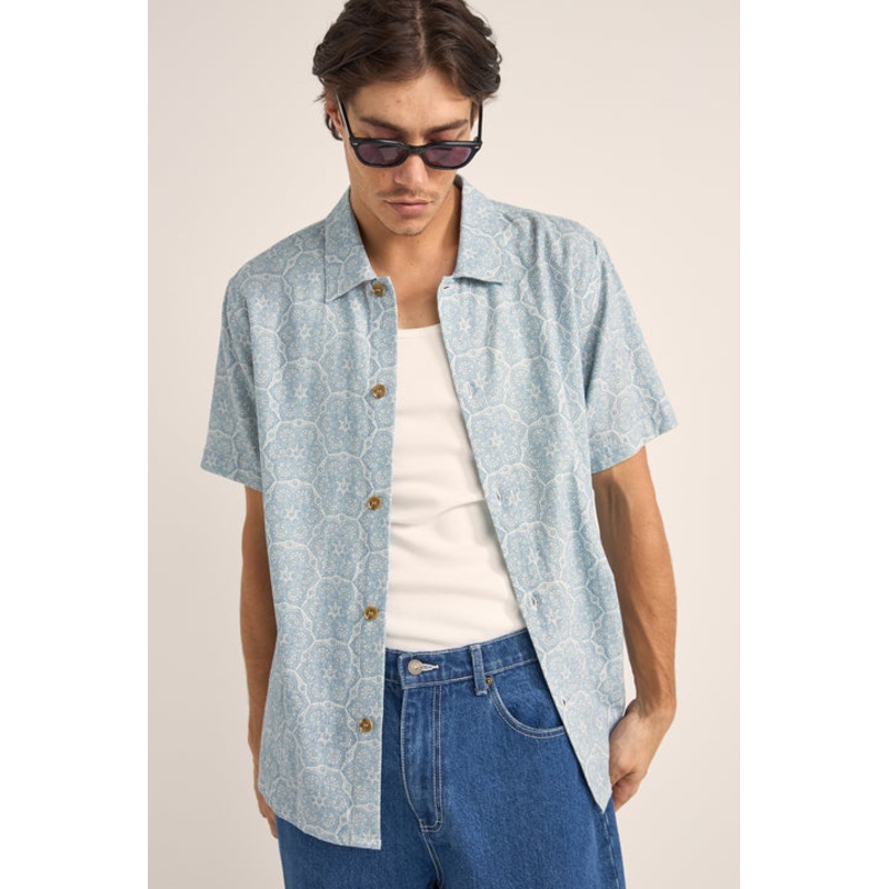 Rhythm Vera Shirt Shirt Blue