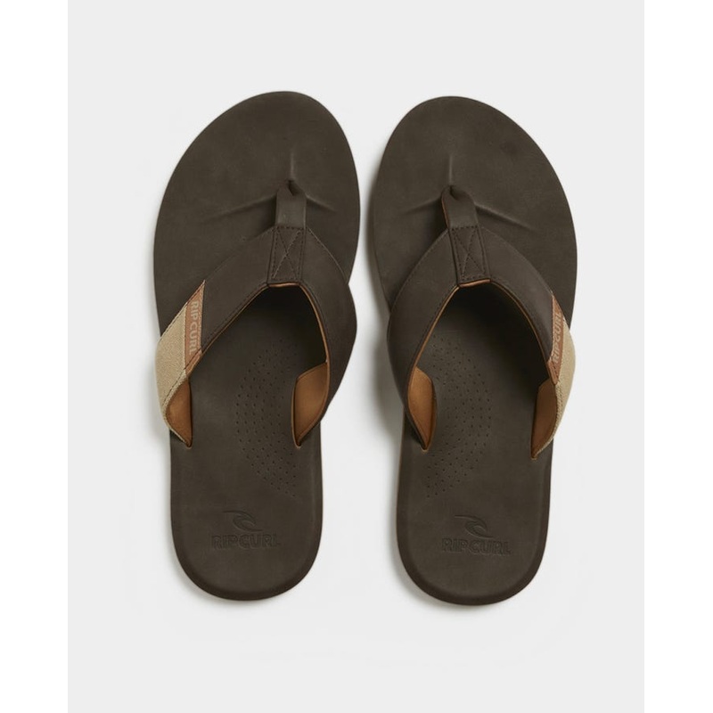 Rip Curl Oxford Bloom Open Toe Flip Flop Brown
