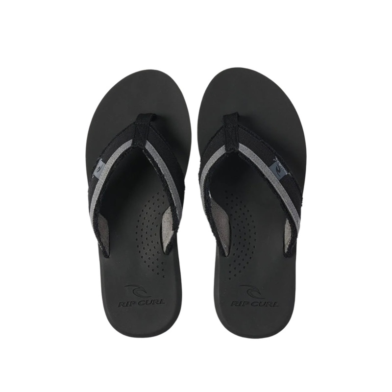 Rip Curl Reactor Open Toe Flip Flop Black