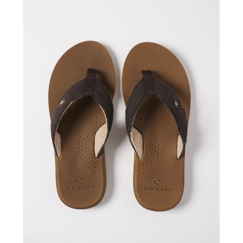 Rip Curl Reactor Open Toe Flip Flop Brown