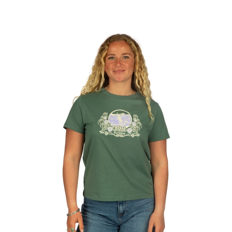 Tiki 70’S Surfer T-Shirt Green