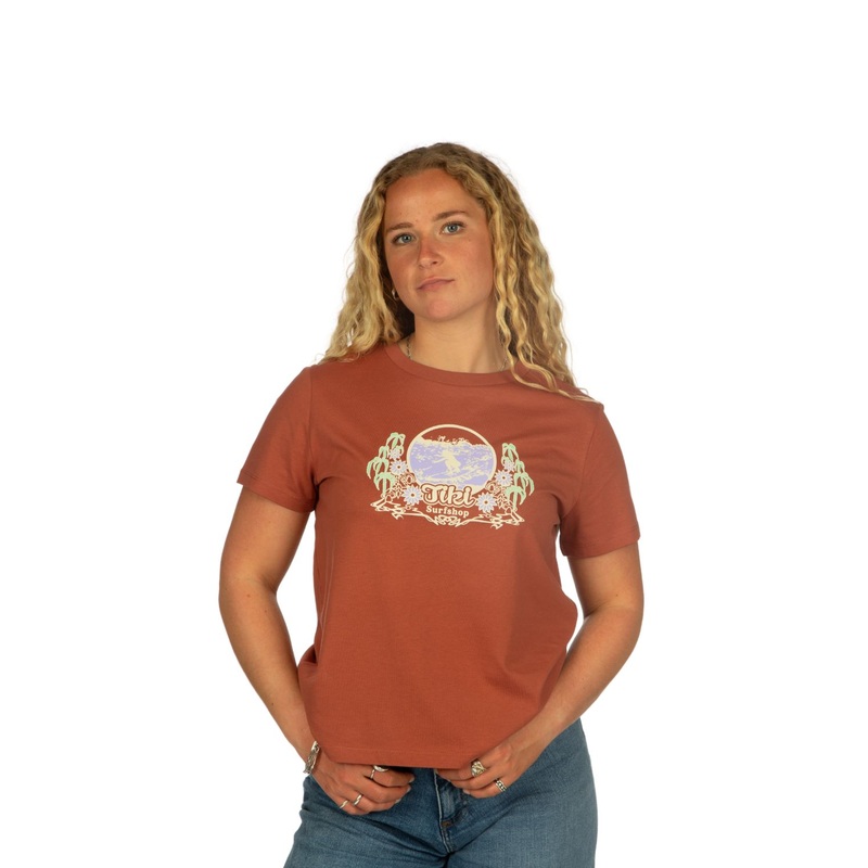 Tiki 70’S Surfer T-Shirt Heritage Brown