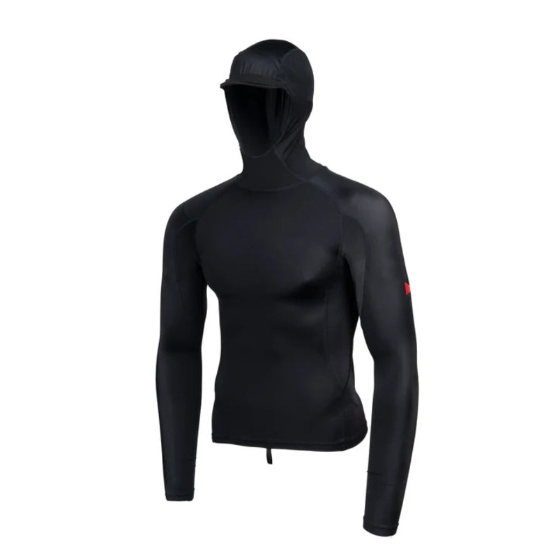 Florence Marine X Long Sleeve Hooded Rashguard 2.0 Black