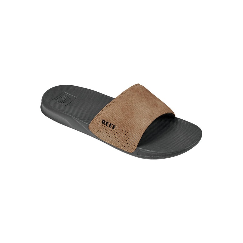 Reef One Slide Grey Tan