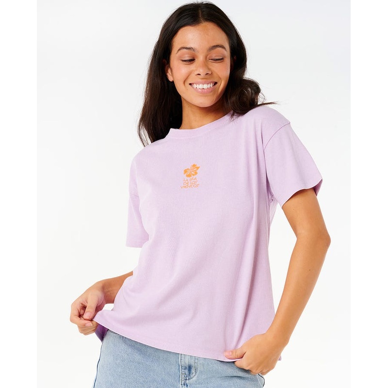 Rip Curl Cala Nights Relaxed T-Shirt Lilac