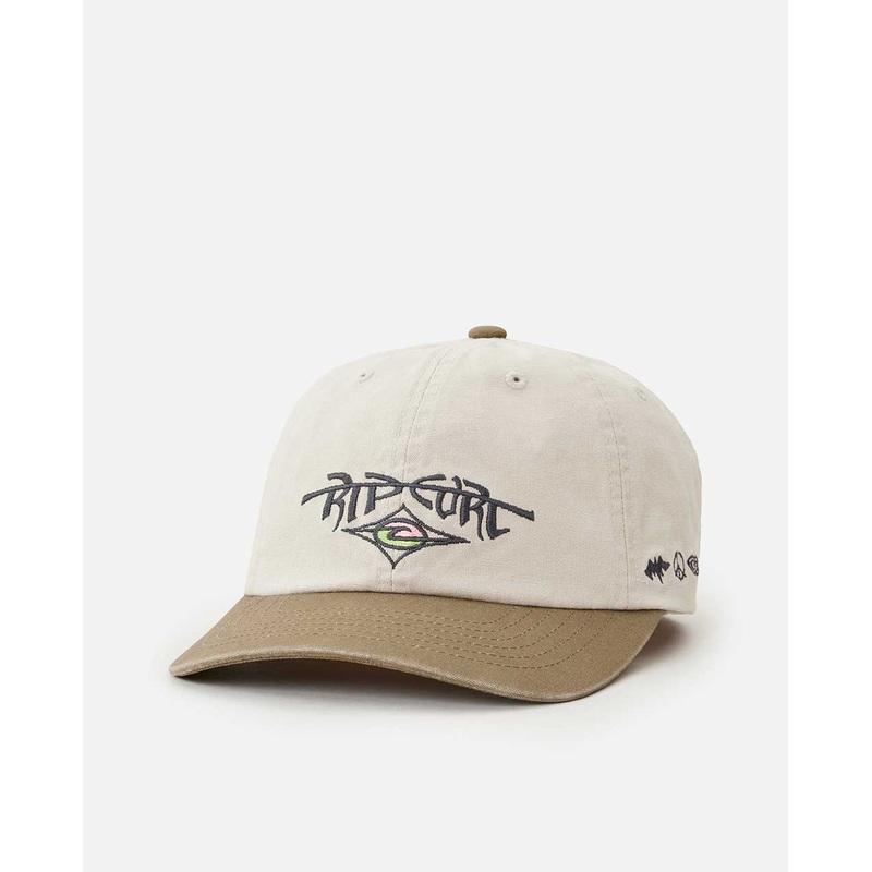 Rip Curl Raw Energy Art Adjustable Cap Olive