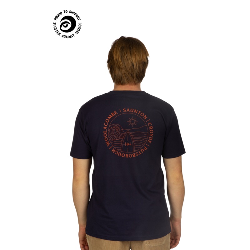 Tiki North Devon T-Shirt Navy