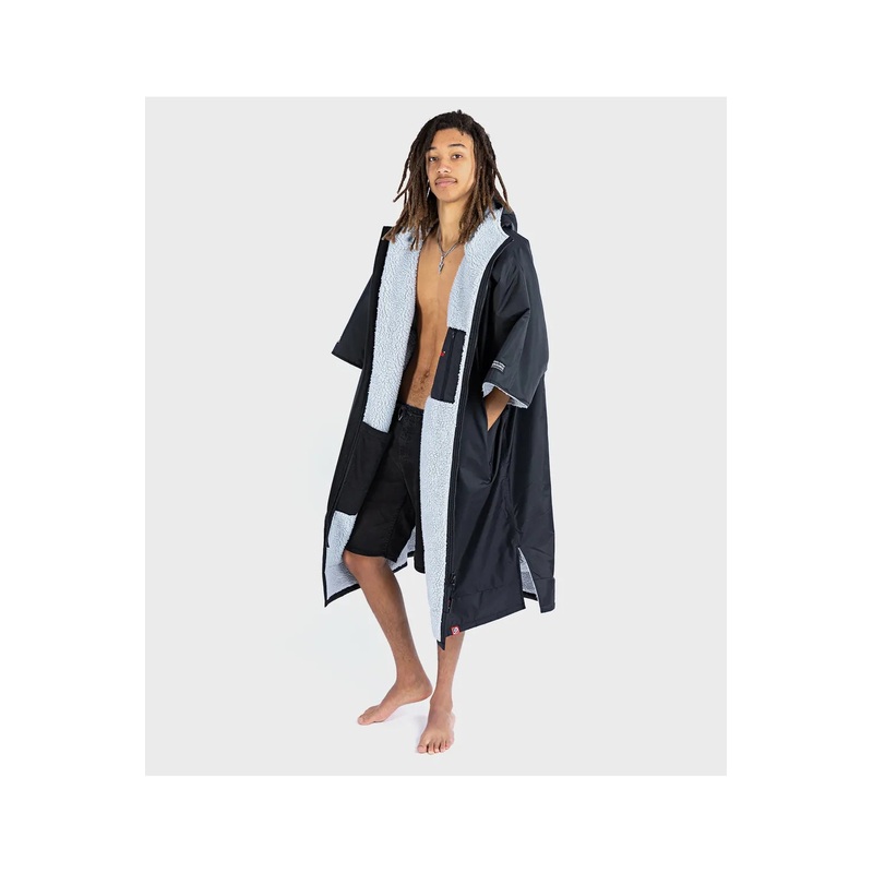 Dryrobe Advance Short Sleeve Black/Grey