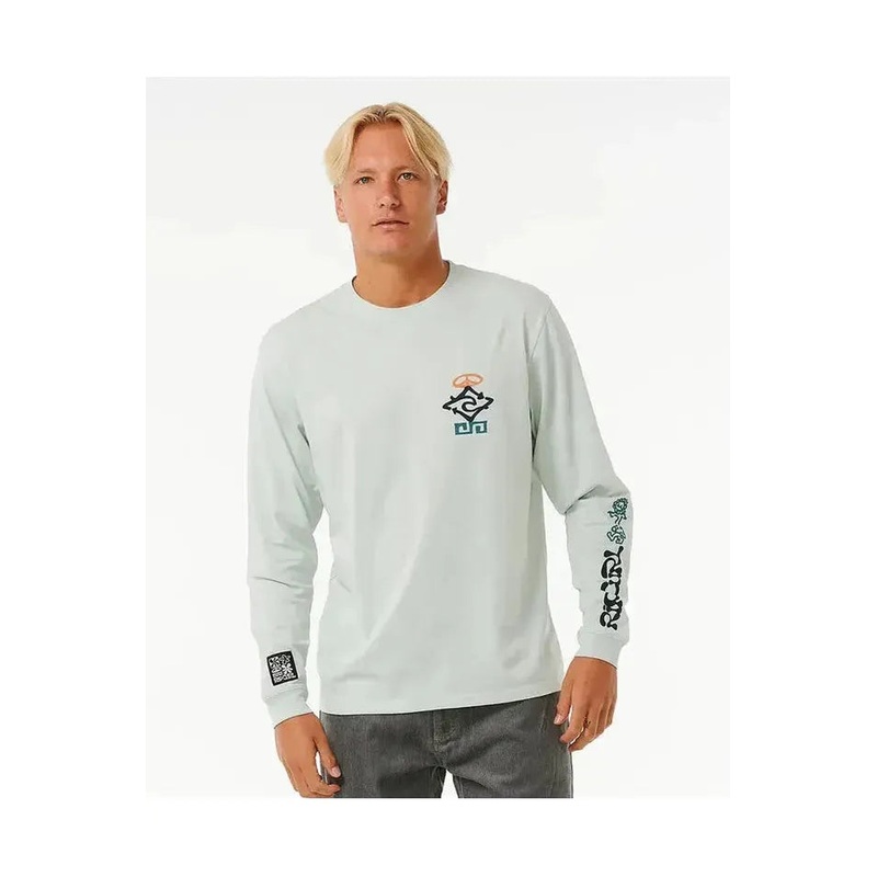 Rip Curl Swc Peace Long Sleeve Tee Mint