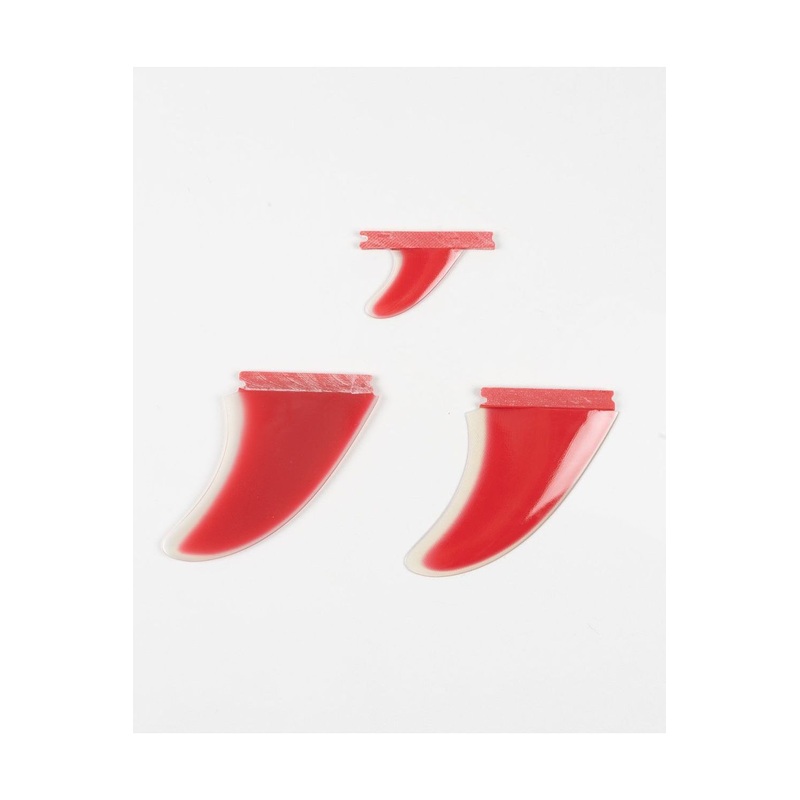 Single Tab Fin – Set Of 3 (Twin & Trailer) – Red