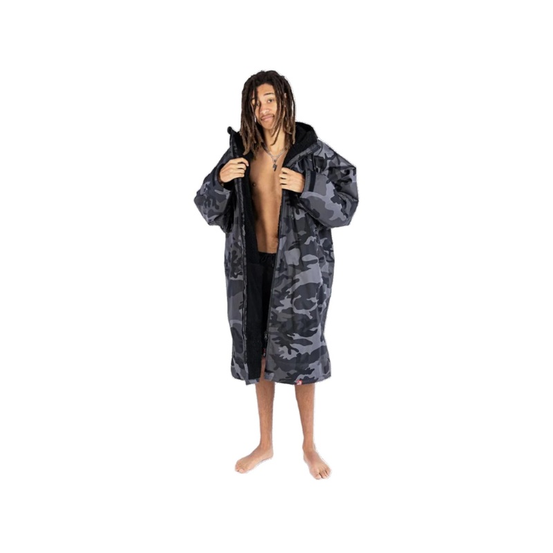 Dryrobe Advance Long Sleeve Black Camo/Black
