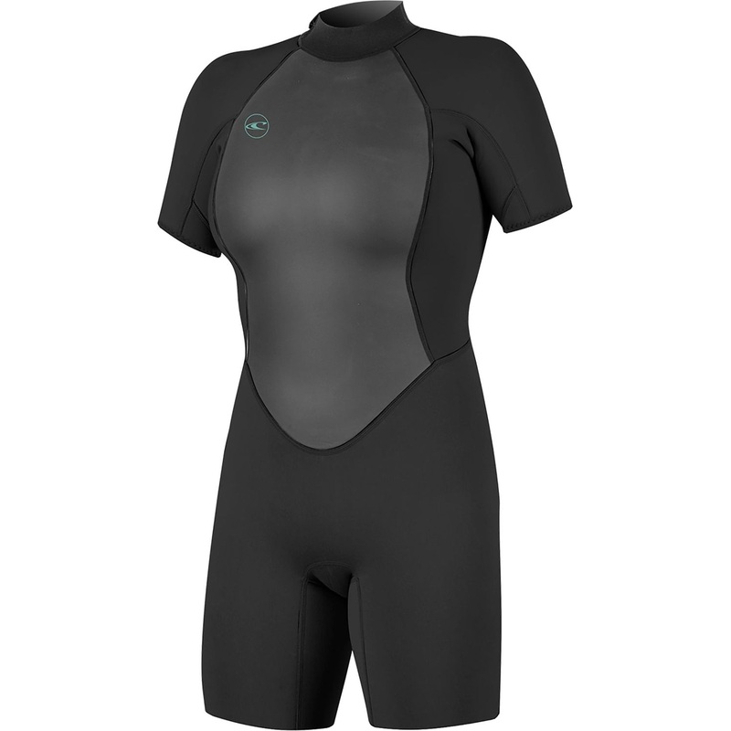 O’Neill Reactor 2 Women’s 2mm Back Zip Short Sleeve Spring Black