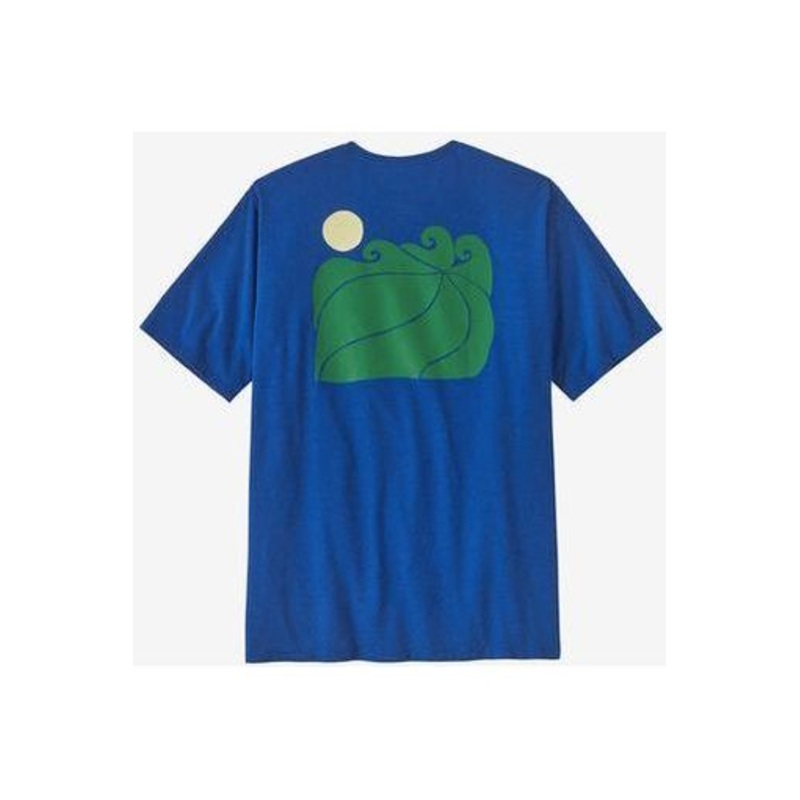 Patagonia Sunrise Rollers Responsibili T-Shirt Endless Blue