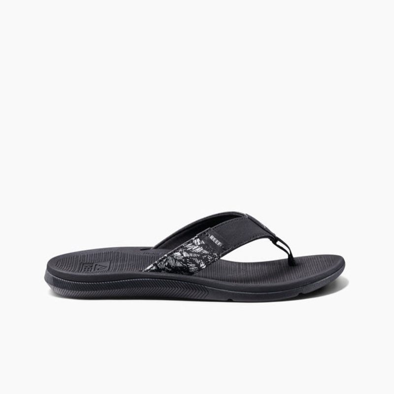 Reef Womens Santa Ana Sandal Black