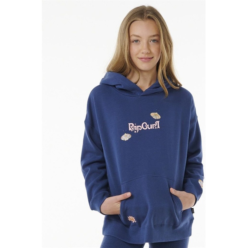 Rip Curl Summer Solstice Girls Hoody Washed Navy