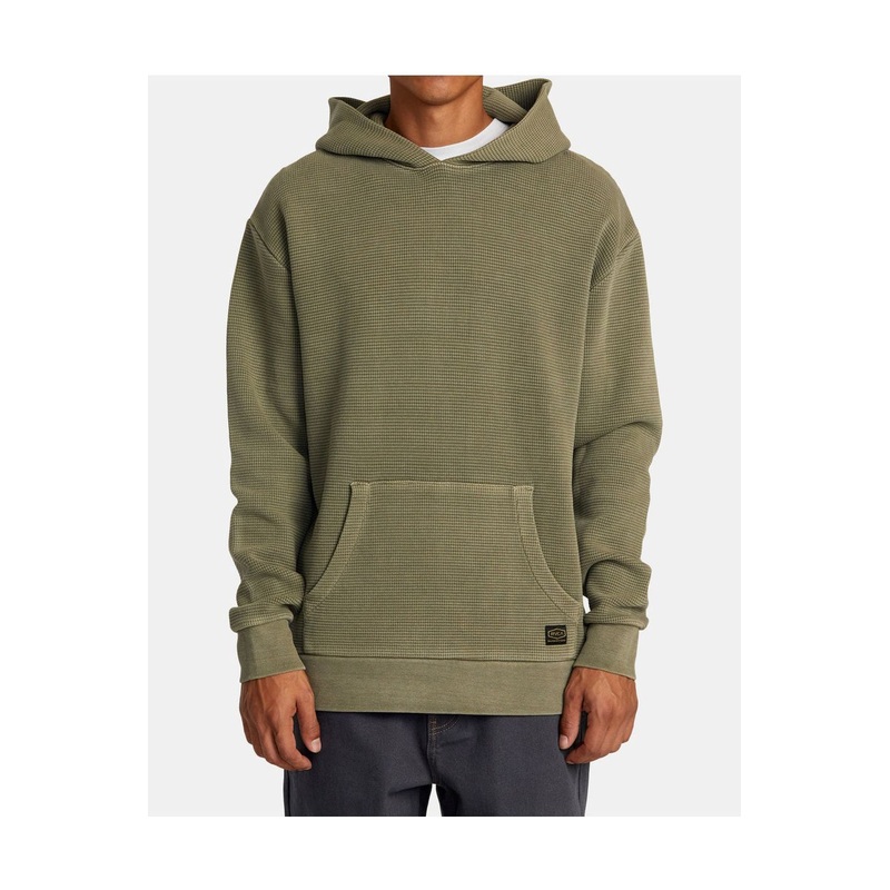 Rvca Dayshift Thermal Hoodie Olive