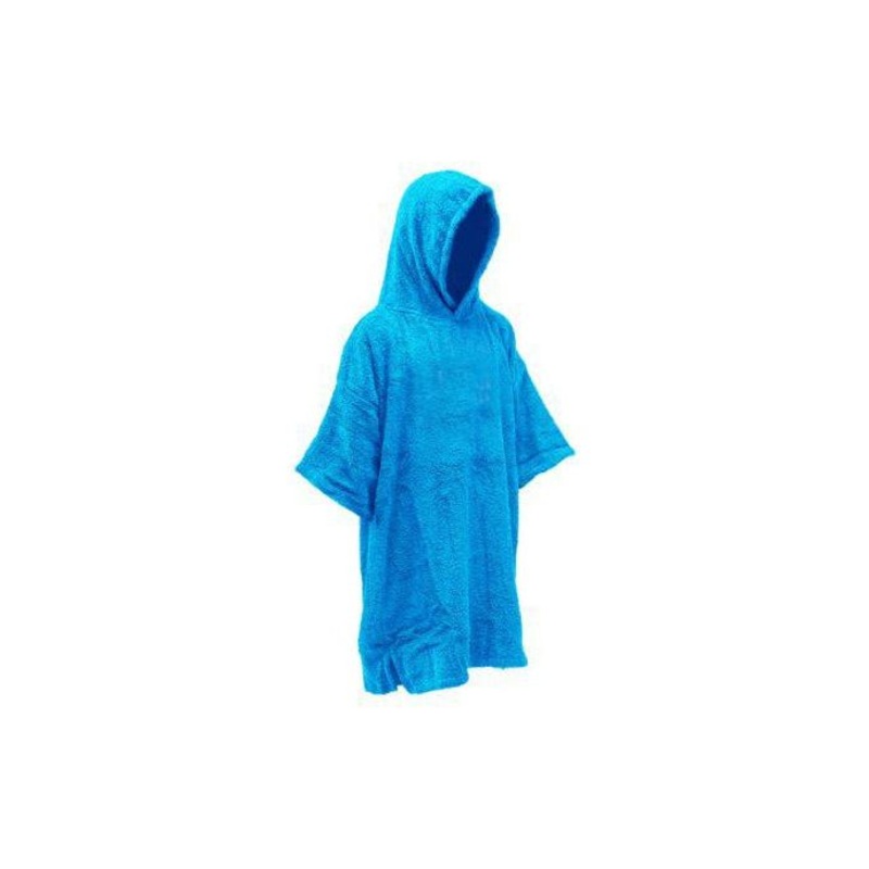 Tiki Junior Hooded Change Robe – Blue – No Logo